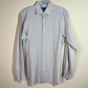 The Original Ben Sherman Black White Plaid Long Sleeves Button Down Shirt Mens M